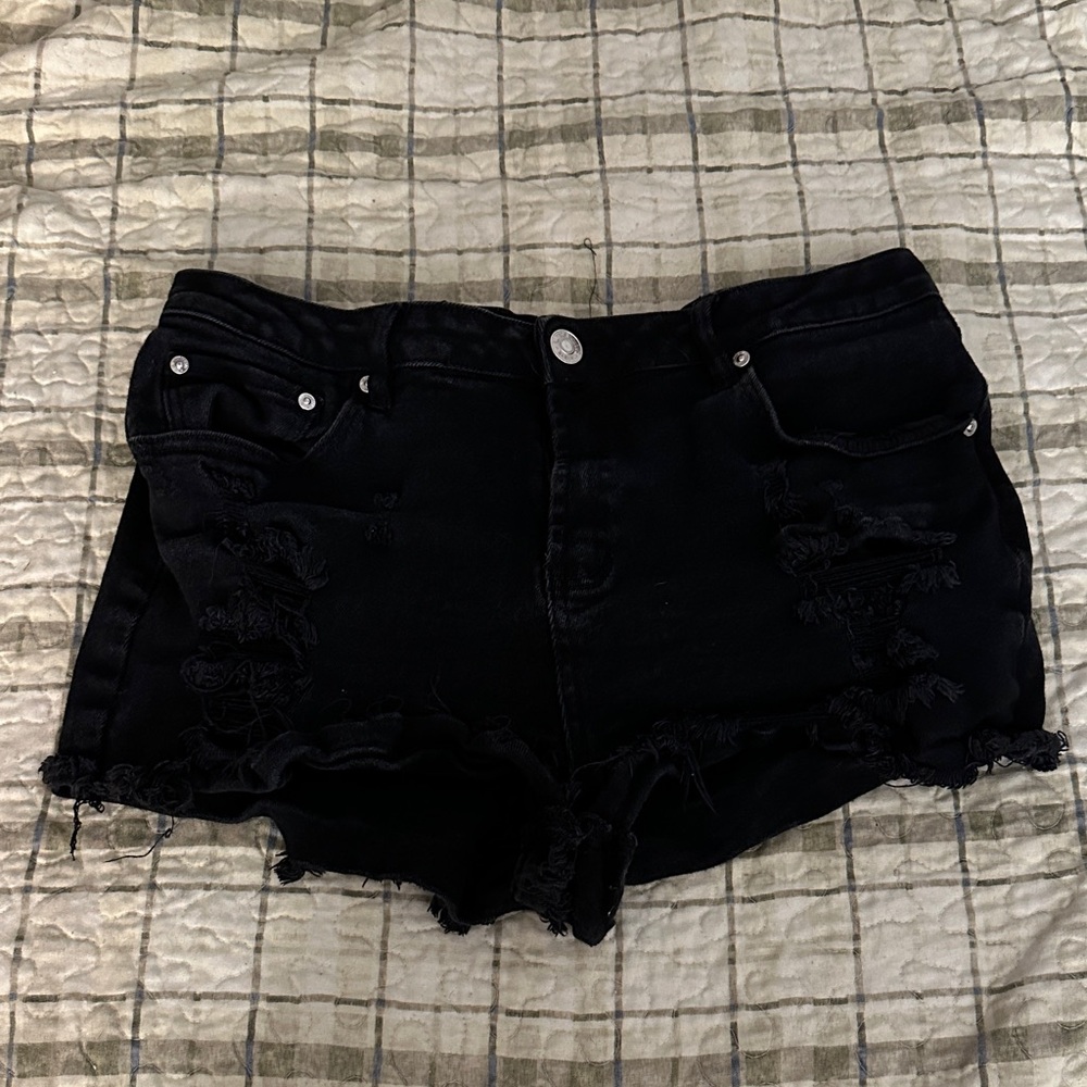 Almost Famous Black Jean Shorts